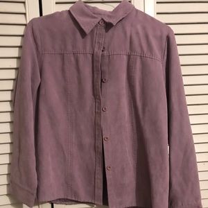lavender blouse